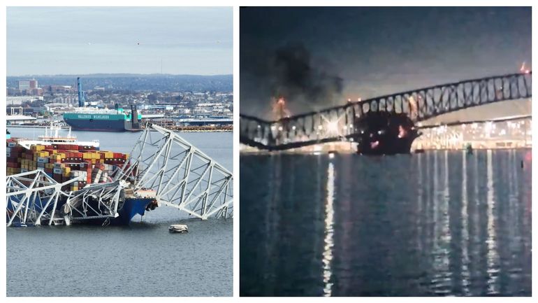 Etats-Unis : un pont de Baltimore s'effondre après avoir été percuté par un navire, des opérations de sauvetage en cours, voici ce que l'on sait