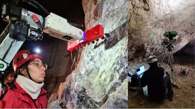 De petits robots miniers pour détecter les terres rares et minerais précieux : des chercheurs belges ont testé ces machines du futur en Slovénie