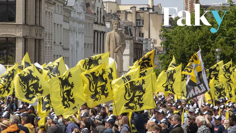 Rassemblement du Vlaams Belang à Bruxelles : 3000 ou 1500 personnes présentes ? Retour sur cette énième guerre des chiffres