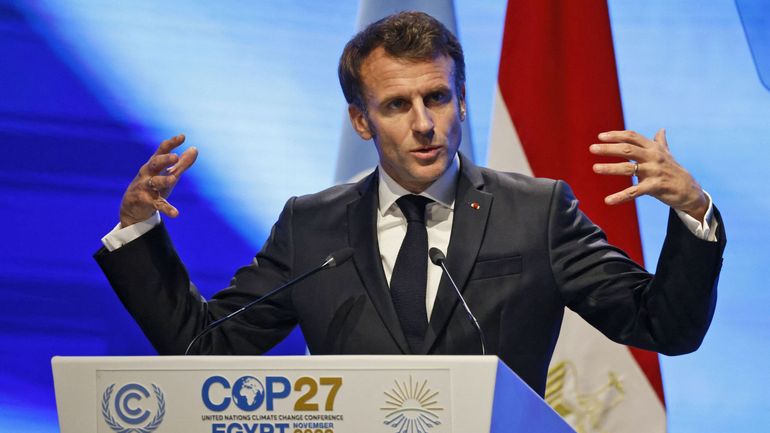 COP27 : Emmanuel Macron plaide pour 
