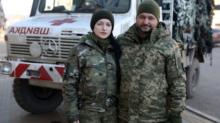 Sur le front en Ukraine, des familles qui servent ensemble