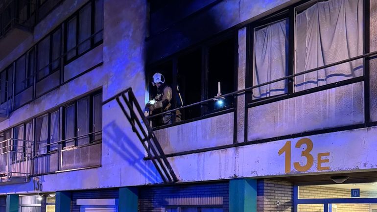Incendie dans un appartement de la cité du Peterbos à Anderlecht