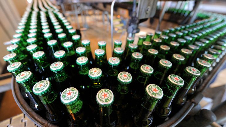 L'Afsca rappelle des bières Heineken Pilsener à cause d'un risque de morceaux de verre