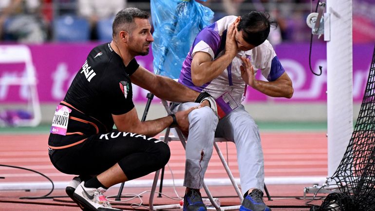 Athlétisme : un lanceur du marteau se loupe et fracture le tibia d’un commissaire aux Jeux asiatiques