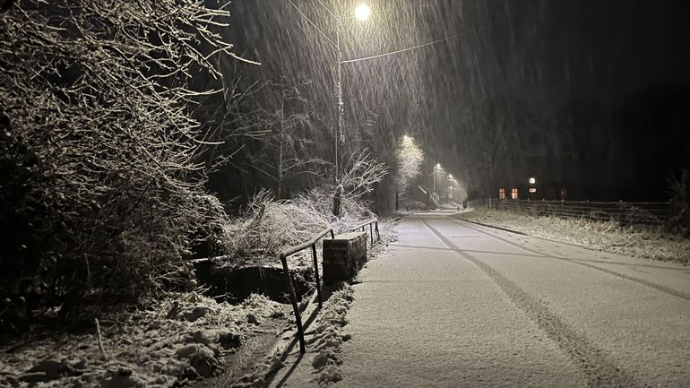 La Belgique est recouverte de neige ce mercredi soir