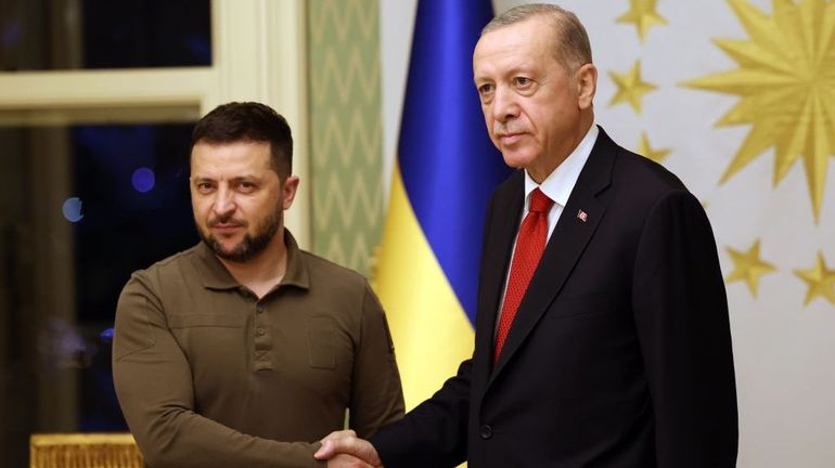 Guerre en Ukraine : début de la rencontre Zelensky-Erdogan à Istanbul