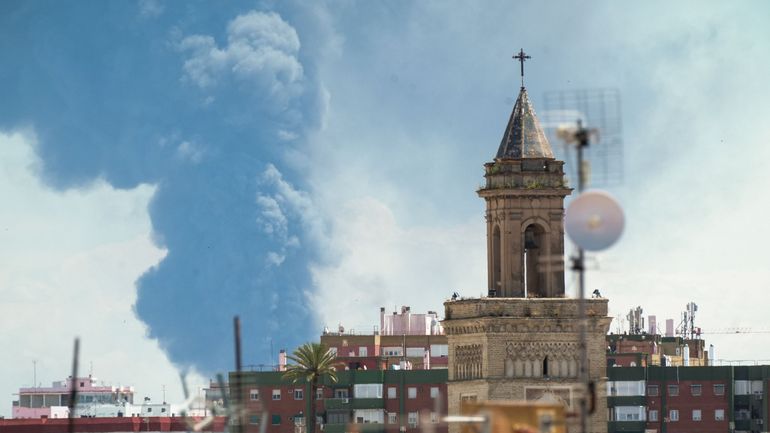 Espagne : près de 80.000 personnes confinées après un incendie dans un hangar de produits chimiques près de Séville