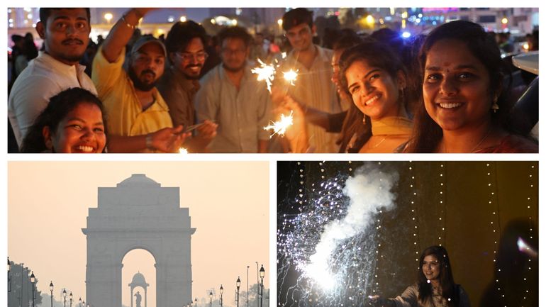 Inde : au lendemain de la célèbre Diwali, la fête des Lumières, Delhi émerge dans un brouillard toxique