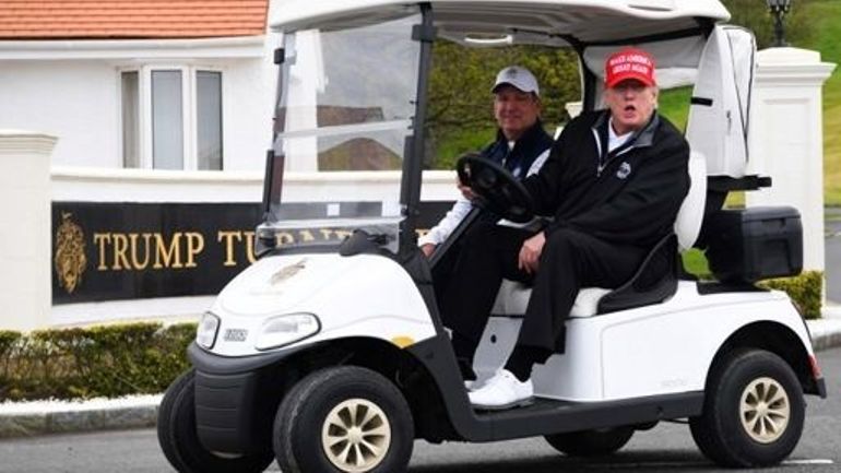 Conflit israélo-palestinien : un complexe de golf appartenant à Trump ciblé par des vandales en Ecosse