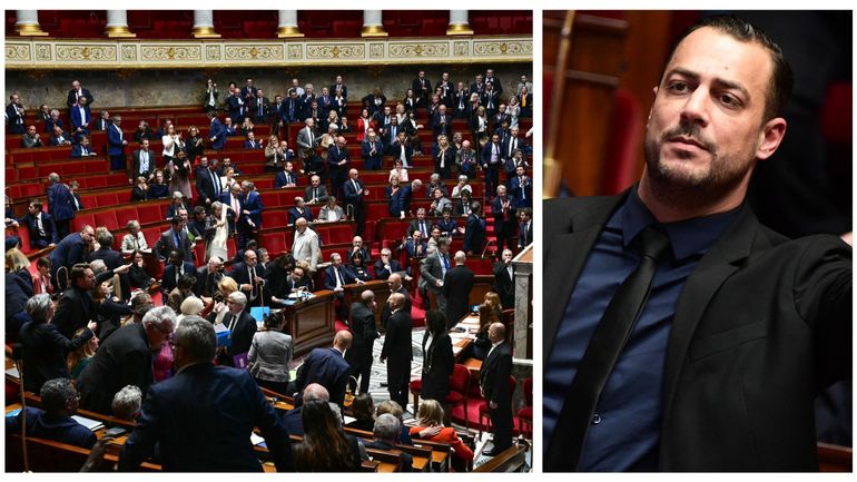 France : un député La France Insoumise brandit un drapeau palestinien à l'Assemblée et écope de 15 jours d'exclusion