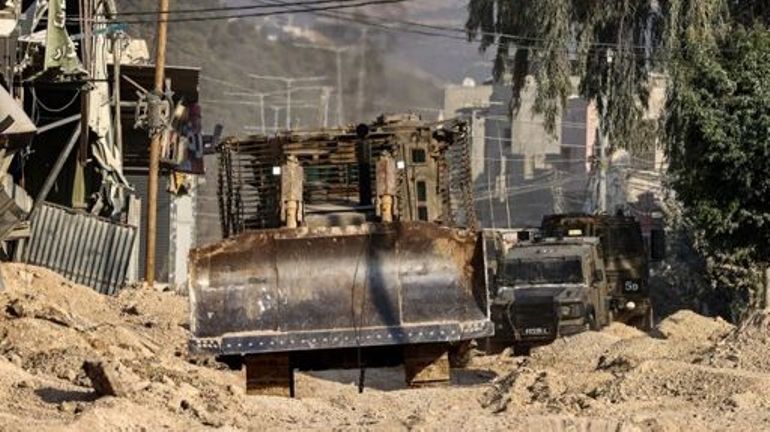 Guerre au Proche-Orient : l'Unrwa dénonce la destruction au bulldozer de son bureau au camp Nur Shams en Cisjordanie