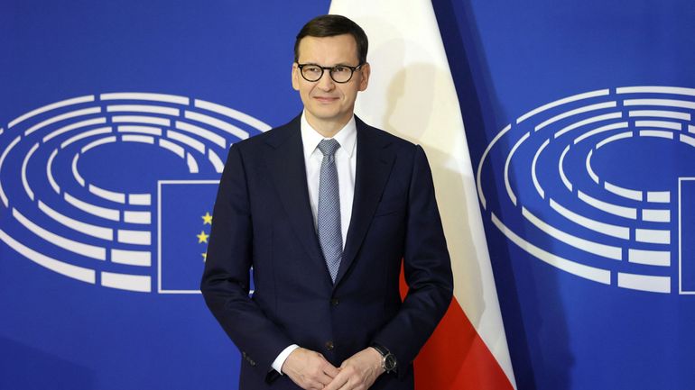 Le premier ministre polonais attaqué au parlement européen, défend la ligne de son pays et de son gouvernement sur l'état de droit