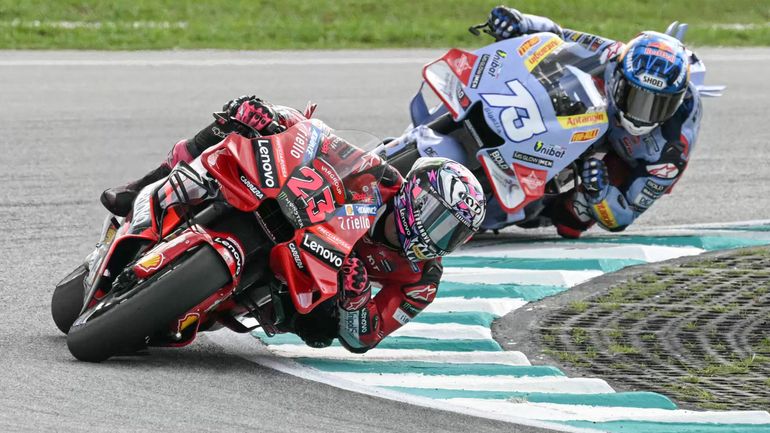MotoGP : Enea Bastianini s'impose en Malaisie, Francesco Bagnaia prend trois points à Jorge Martin