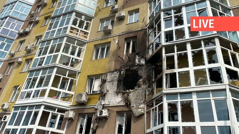 Direct - Guerre en Ukraine : un immeuble résidentiel touché par un drone dans une ville du sud de la Russie, deux blessés