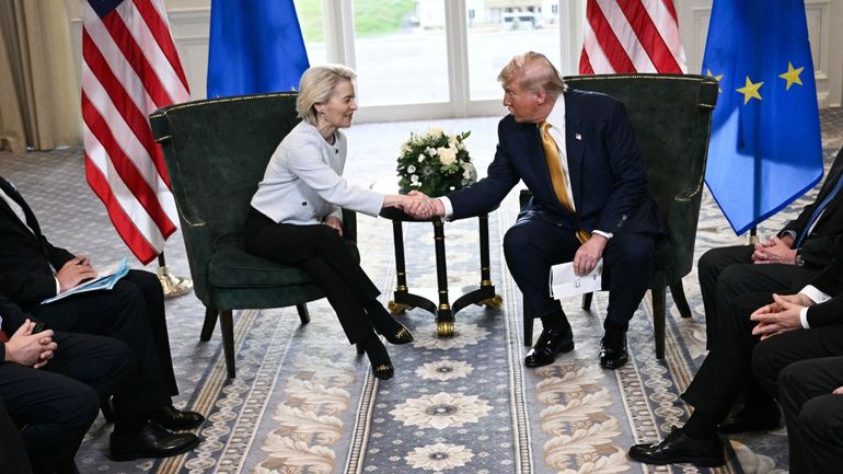 Droits de douane : Allemagne et Italie réagissent positivement à l'accord entre Trump et von der Leyen, mais attendent plus de détails