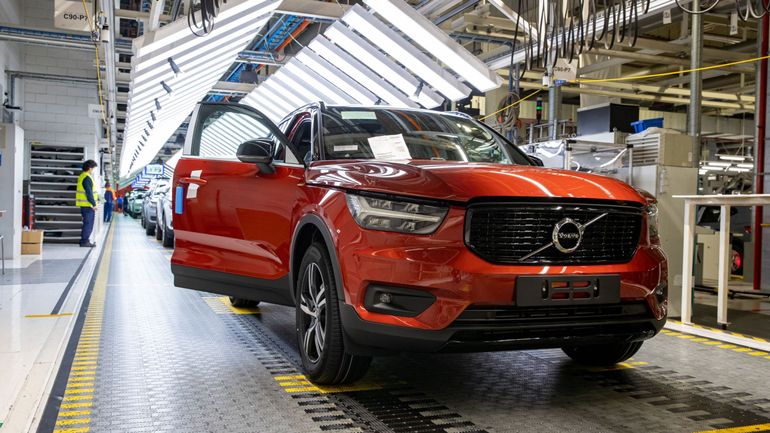 Gand : la production reprend chez Volvo après une semaine d'arrêt due à une pénurie de puces