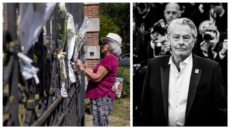 France : un an après la mort de l'acteur, un hommage a été rendu à Douchy, là où Delon a vécu