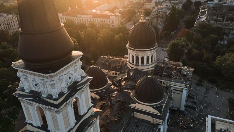 Guerre en Ukraine : destruction de la cathédrale d'Odessa ou quand la Russie cible le trésor patrimonial