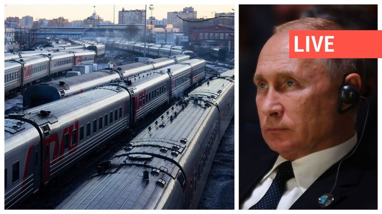 Direct - Guerre en Ukraine : les saboteurs du rail, épine dans le pied de Vladimir Poutine
