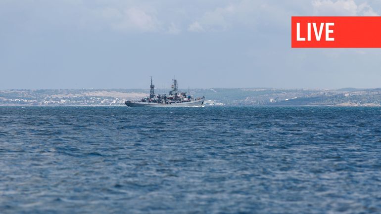Direct - Guerre en Ukraine : l'Ukraine affirme avoir endommagé un navire de guerre russe en mer Noire