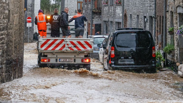 Inondations en Wallonie : 