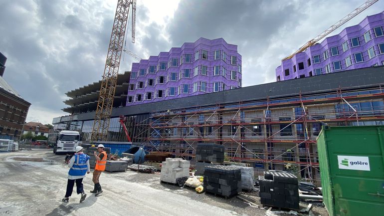Tournai : le gigantesque chantier du nouvel hôpital entrera bientôt dans une nouvelle phase