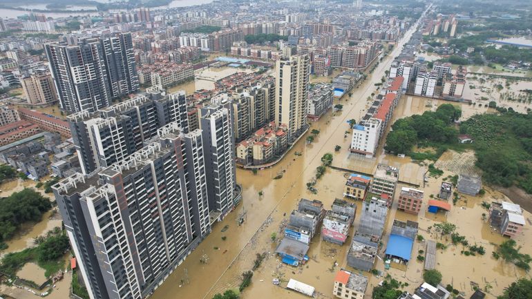 Chine : alerte rouge dans la province de Guangdong en raison des pluies diluviennes et du risque de crues