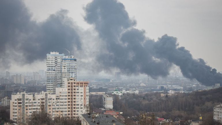Guerre en Ukraine : à Kiev, la population de nouveau face aux bombes