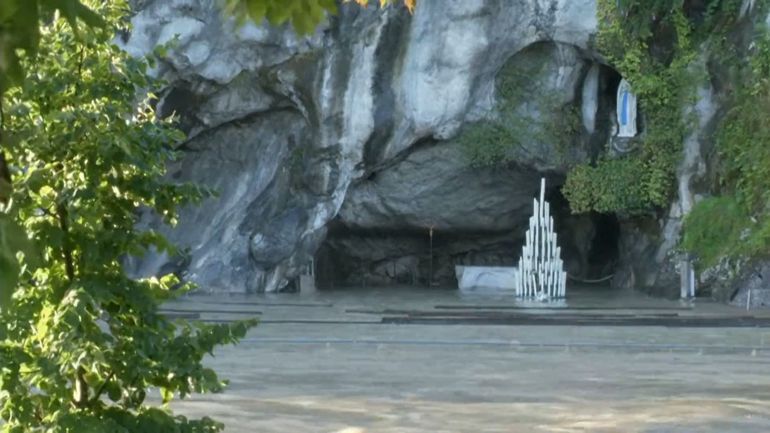 La grotte de Lourdes fermée suite à des intempéries