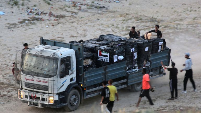 Guerre Israël - Gaza : près de 100 camions d'aide arrivés via la jetée provisoire américaine, selon l'ONU