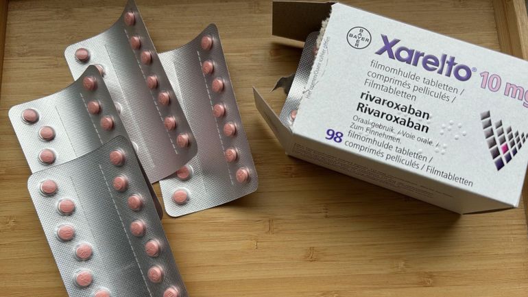 100.000 patients belges inquiets de la fin de remboursement du Xarelto, un médicament anticoagulant au centre d'importants enjeux financiers