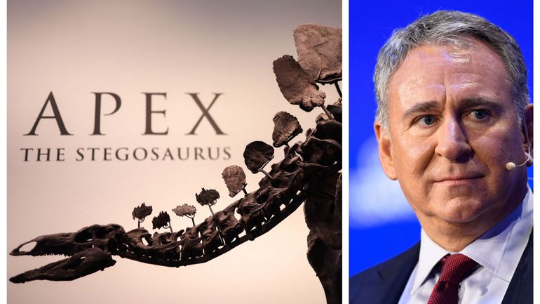 Vente aux enchères : le milliardaire Ken Griffin a acheté le squelette de dinosaure le plus cher du monde