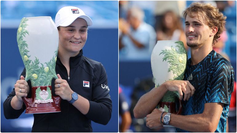 Masters 1000 Cincinnati : Zverev s’impose et enchaîne, Barty couronnée