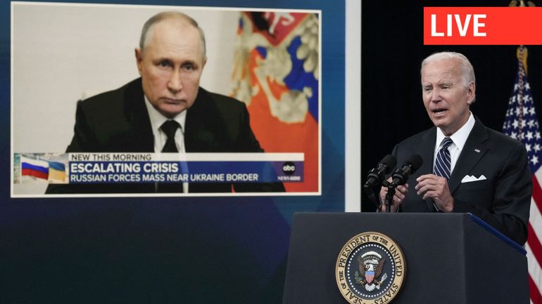 Direct - Guerre en Ukraine: selon Biden, Poutine a 