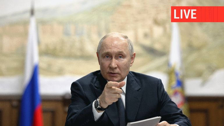 Direct - Guerre en Ukraine : Poutine, un 