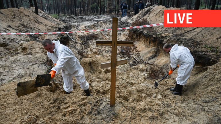 Direct - Guerre en Ukraine : 443 tombes découvertes à Izioum, un procureur prorusse tué