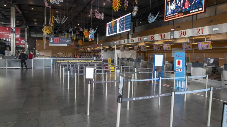 L'aéroport de Charleroi temporairement à l'arrêt ce matin en raison de travaux d'urgence