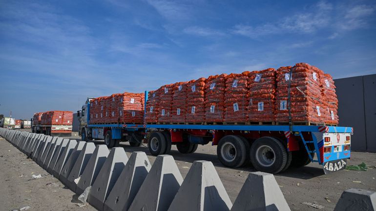 Cessez-le-feu à Gaza : environ 280 camions transportant de l'aide humanitaire sont entrés dans la bande de Gaza