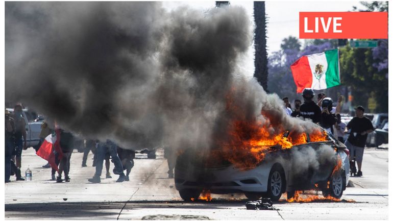 Direct - Emeutes à Los Angeles : Trump annonce une tolérance zéro vis-à-vis des manifestants et s'en prend aux démocrates