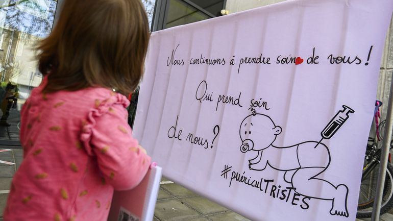 Petite enfance : certaines crèches du secteur public se sont mises en grève ce lundi en Wallonie