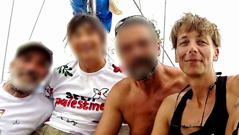 Une Liégeoise à bord de la flottille pour Gaza : 