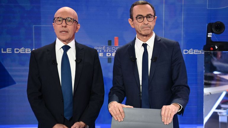 France : Eric Ciotti et Bruno Retailleau au second tour de la présidence des Républicains