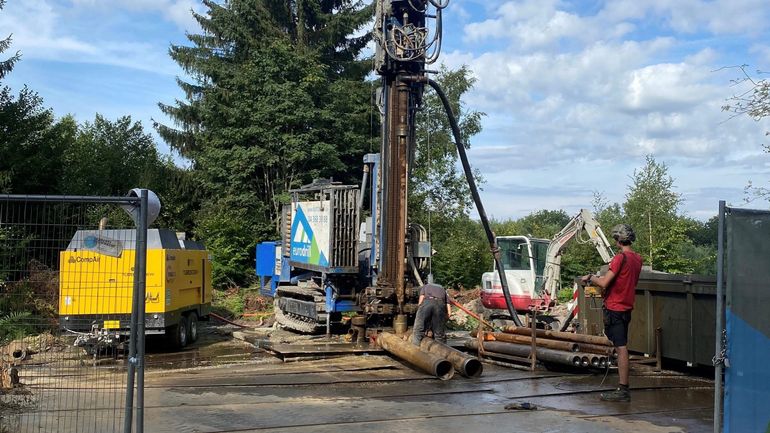 Spa : forage d'un nouveau puits pour l'eau minérale