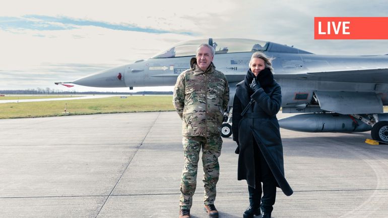 Guerre en Ukraine : la Belgique accélère la livraison de ses F-16 à l'Ukraine et veut arrêter le transbordement de gaz russe en Europe