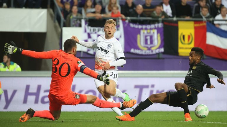 West Ham - Anderlecht : les Mauves rêvent d’un exploit qui n’est pas hors de leur portée (Direct vidéo et commenté 21h)