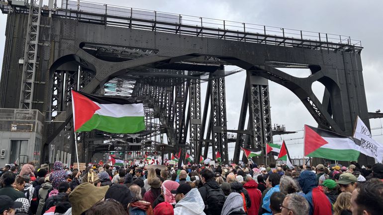 Conflit israélo-palestinien : des dizaines de milliers de manifestants pro-palestiniens à Sydney