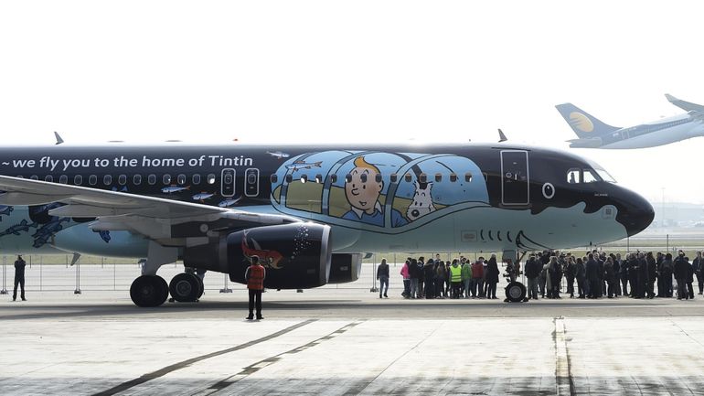 L'avion de Brussels Airlines aux couleurs de Tintin volera cinq années de plus