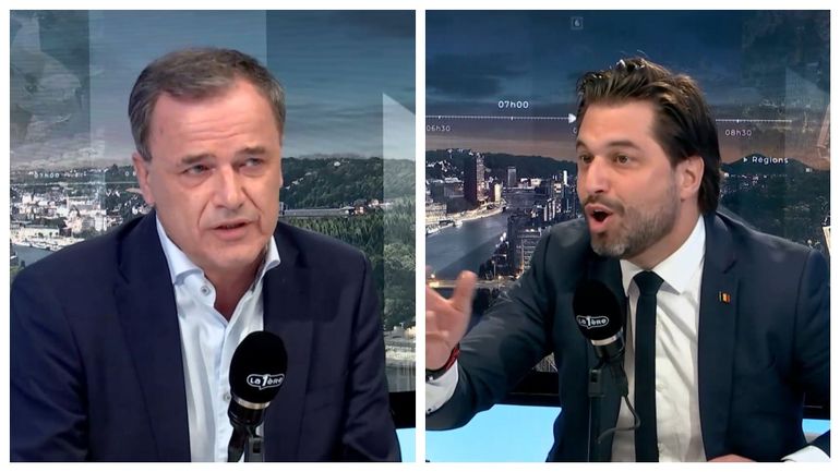 Duel entre partis politiques : entre Georges-Louis Bouchez (MR) et Benoît Lutgen (Les Engagés), c'est 