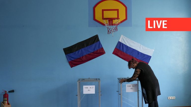 Direct - Guerre en Ukraine : dernier jour de vote pour les référendums d'annexion organisés par la Russie