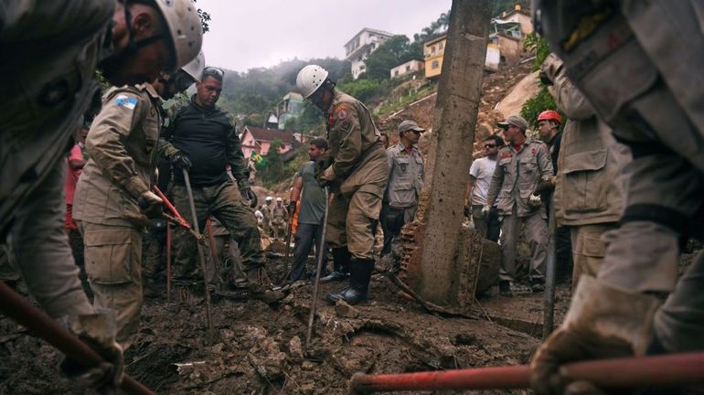 Brésil : le bilan des pluies à Petropolis monte à 152 morts